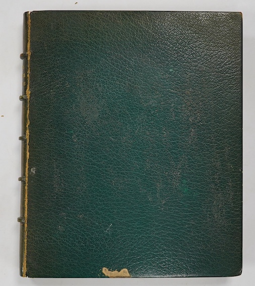 Marcus Aurelius Antonius [Thoughts], small 4to, green morocco by Hatchards, half title, title in red and black, gilt top, front board detached, Arthur L. Humphreys, London, 1908